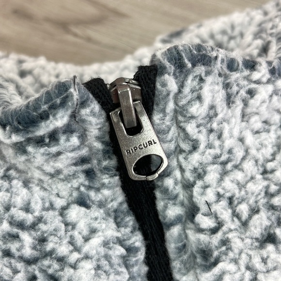🔆RIP CURL🔆 DARK N STORMY 1/4 ZIP CREW SWEATER JACKET - Picture 11 of 15